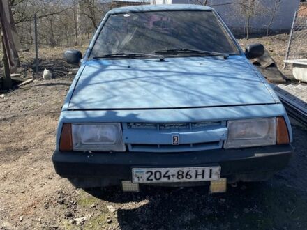 Синий ВАЗ 2109, объемом двигателя 1.5 л и пробегом 20 тыс. км за 600 $, фото 1 на Automoto.ua