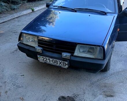 Синий ВАЗ 2109, объемом двигателя 1.5 л и пробегом 200 тыс. км за 1400 $, фото 1 на Automoto.ua