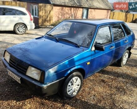 Синий ВАЗ 2109, объемом двигателя 1.5 л и пробегом 200 тыс. км за 950 $, фото 1 на Automoto.ua