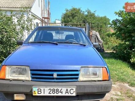 Синий ВАЗ 2109, объемом двигателя 1.5 л и пробегом 65 тыс. км за 800 $, фото 1 на Automoto.ua