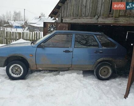 Синий ВАЗ 2109, объемом двигателя 1.5 л и пробегом 359 тыс. км за 650 $, фото 1 на Automoto.ua