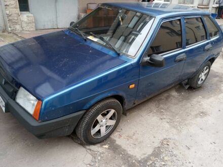 Синий ВАЗ 2109, объемом двигателя 1.5 л и пробегом 350 тыс. км за 601 $, фото 1 на Automoto.ua