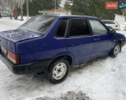 Синий ВАЗ 2109, объемом двигателя 1.5 л и пробегом 250 тыс. км за 400 $, фото 1 на Automoto.ua
