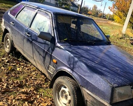 Синий ВАЗ 2109, объемом двигателя 1.5 л и пробегом 240 тыс. км за 650 $, фото 1 на Automoto.ua