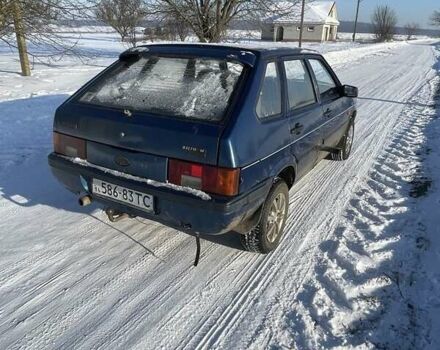 Синий ВАЗ 2109, объемом двигателя 1.5 л и пробегом 300 тыс. км за 800 $, фото 1 на Automoto.ua