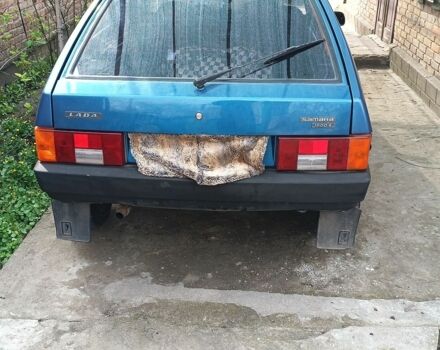 Синий ВАЗ 2109, объемом двигателя 1.5 л и пробегом 70 тыс. км за 1550 $, фото 1 на Automoto.ua