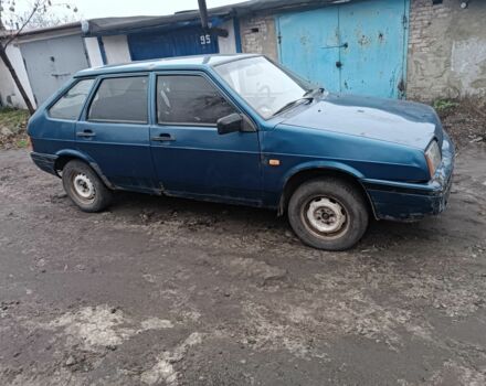 Синий ВАЗ 2109, объемом двигателя 1.5 л и пробегом 2 тыс. км за 426 $, фото 1 на Automoto.ua