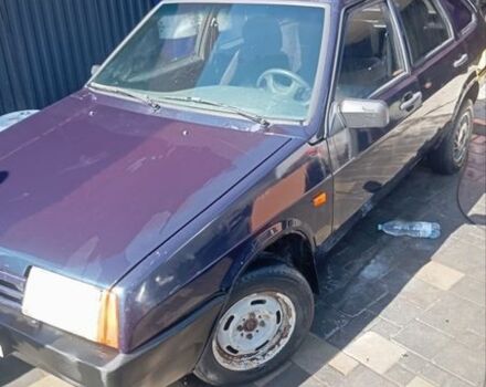 Синий ВАЗ 2109, объемом двигателя 1.5 л и пробегом 130 тыс. км за 1000 $, фото 1 на Automoto.ua