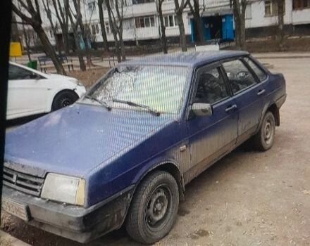 Синий ВАЗ 2109, объемом двигателя 1.5 л и пробегом 20 тыс. км за 1600 $, фото 1 на Automoto.ua