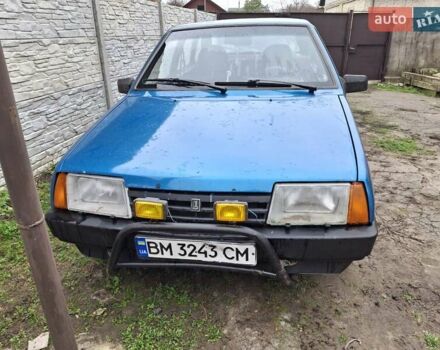 Синий ВАЗ 2109, объемом двигателя 1.5 л и пробегом 222 тыс. км за 1400 $, фото 1 на Automoto.ua