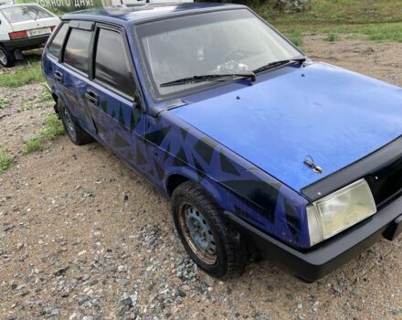 Синий ВАЗ 2109, объемом двигателя 1.5 л и пробегом 3 тыс. км за 601 $, фото 1 на Automoto.ua