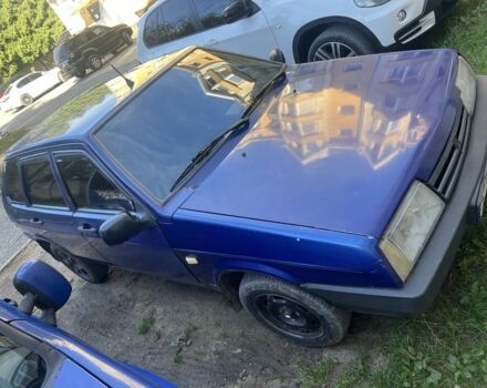 Синий ВАЗ 2109, объемом двигателя 1.5 л и пробегом 250 тыс. км за 860 $, фото 1 на Automoto.ua