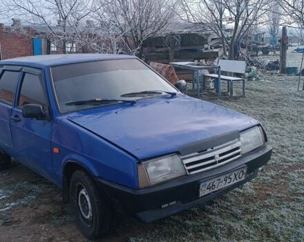 Синий ВАЗ 2109, объемом двигателя 1.5 л и пробегом 200 тыс. км за 531 $, фото 1 на Automoto.ua