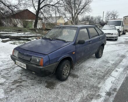 Синий ВАЗ 2109, объемом двигателя 1.5 л и пробегом 120 тыс. км за 650 $, фото 1 на Automoto.ua