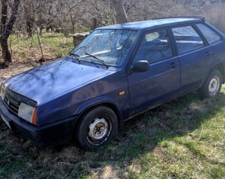 Синий ВАЗ 2109, объемом двигателя 1.5 л и пробегом 220 тыс. км за 500 $, фото 1 на Automoto.ua