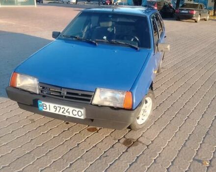 Синий ВАЗ 2109, объемом двигателя 1.5 л и пробегом 240 тыс. км за 1350 $, фото 1 на Automoto.ua