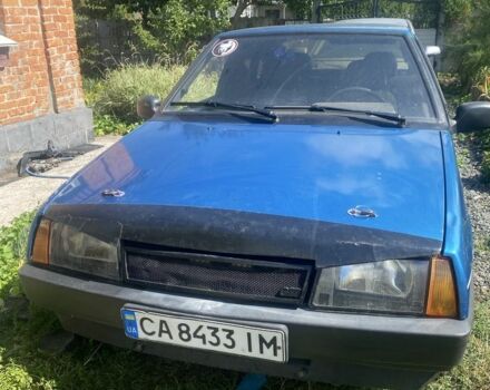 Синий ВАЗ 2109, объемом двигателя 1.5 л и пробегом 100 тыс. км за 1000 $, фото 1 на Automoto.ua