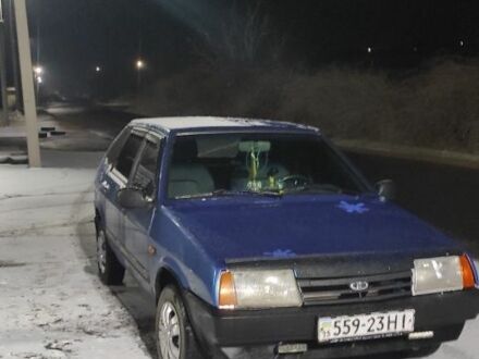 Синий ВАЗ 2109, объемом двигателя 1 л и пробегом 22 тыс. км за 1241 $, фото 1 на Automoto.ua