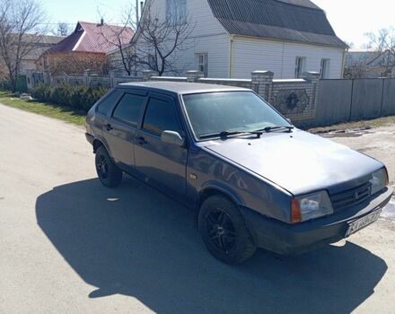 Синий ВАЗ 2109, объемом двигателя 1.5 л и пробегом 400 тыс. км за 900 $, фото 1 на Automoto.ua