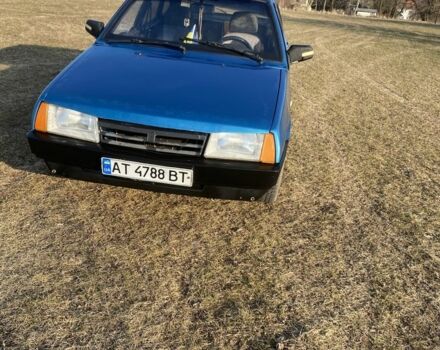 Синій ВАЗ 2109, об'ємом двигуна 1.5 л та пробігом 99 тис. км за 1000 $, фото 1 на Automoto.ua
