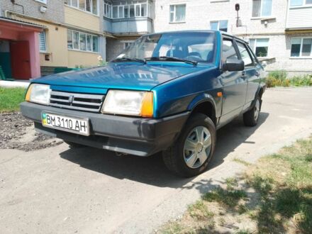 Синий ВАЗ 2109, объемом двигателя 1.5 л и пробегом 100 тыс. км за 1300 $, фото 1 на Automoto.ua