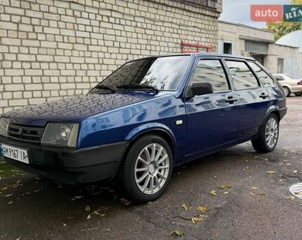 Синий ВАЗ 2109, объемом двигателя 1.5 л и пробегом 265 тыс. км за 2400 $, фото 1 на Automoto.ua