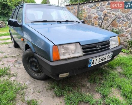 Синий ВАЗ 2109, объемом двигателя 1.5 л и пробегом 125 тыс. км за 1550 $, фото 1 на Automoto.ua