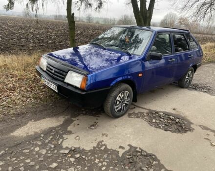 Синий ВАЗ 2109, объемом двигателя 1.5 л и пробегом 220 тыс. км за 650 $, фото 1 на Automoto.ua