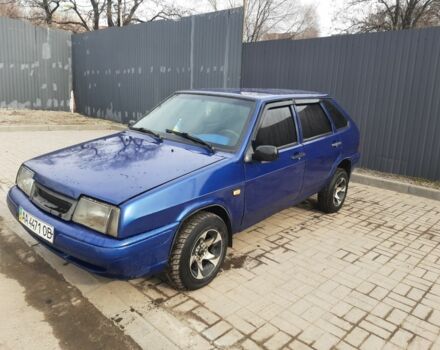 Синий ВАЗ 2109, объемом двигателя 1.5 л и пробегом 400 тыс. км за 1500 $, фото 1 на Automoto.ua