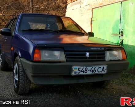 Синий ВАЗ 2109, объемом двигателя 1.5 л и пробегом 227 тыс. км за 850 $, фото 1 на Automoto.ua