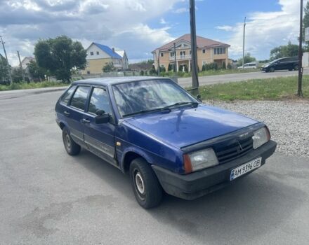 Синий ВАЗ 2109, объемом двигателя 1.5 л и пробегом 96 тыс. км за 450 $, фото 1 на Automoto.ua