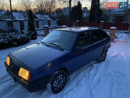 Синий ВАЗ 2109, объемом двигателя 1.5 л и пробегом 150 тыс. км за 1100 $, фото 1 на Automoto.ua