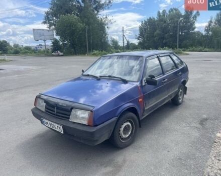 Синий ВАЗ 2109, объемом двигателя 1.5 л и пробегом 96 тыс. км за 450 $, фото 1 на Automoto.ua