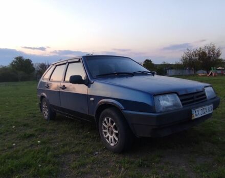 Синий ВАЗ 2109, объемом двигателя 1.5 л и пробегом 200 тыс. км за 1250 $, фото 1 на Automoto.ua