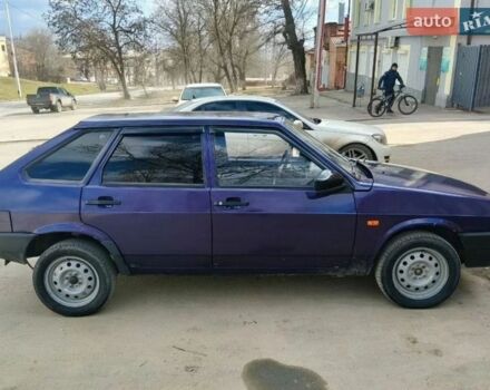 Синий ВАЗ 2109, объемом двигателя 1.5 л и пробегом 224 тыс. км за 1200 $, фото 1 на Automoto.ua