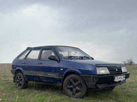 Синий ВАЗ 2109, объемом двигателя 1.5 л и пробегом 188 тыс. км за 1100 $, фото 1 на Automoto.ua
