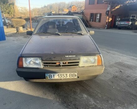 Синий ВАЗ 2109, объемом двигателя 1.5 л и пробегом 144 тыс. км за 1000 $, фото 1 на Automoto.ua
