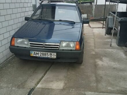 Синий ВАЗ 2109, объемом двигателя 0 л и пробегом 200 тыс. км за 1400 $, фото 1 на Automoto.ua