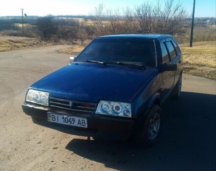 Синій ВАЗ 2109, об'ємом двигуна 1 л та пробігом 250 тис. км за 1593 $, фото 1 на Automoto.ua