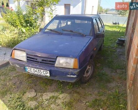 Синий ВАЗ 2109, объемом двигателя 1.5 л и пробегом 300 тыс. км за 450 $, фото 1 на Automoto.ua