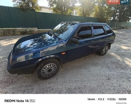 Синий ВАЗ 2109, объемом двигателя 1.5 л и пробегом 118 тыс. км за 1550 $, фото 1 на Automoto.ua