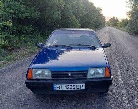 Синий ВАЗ 2109, объемом двигателя 1.5 л и пробегом 235 тыс. км за 1650 $, фото 1 на Automoto.ua
