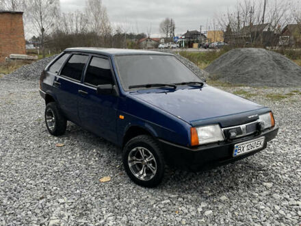 Синий ВАЗ 2109, объемом двигателя 1.5 л и пробегом 170 тыс. км за 1450 $, фото 1 на Automoto.ua