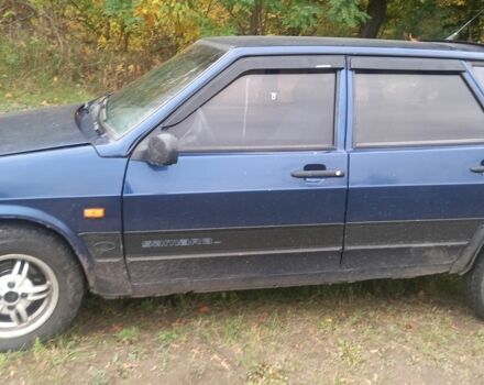 Синий ВАЗ 2109, объемом двигателя 1.5 л и пробегом 185 тыс. км за 1200 $, фото 1 на Automoto.ua