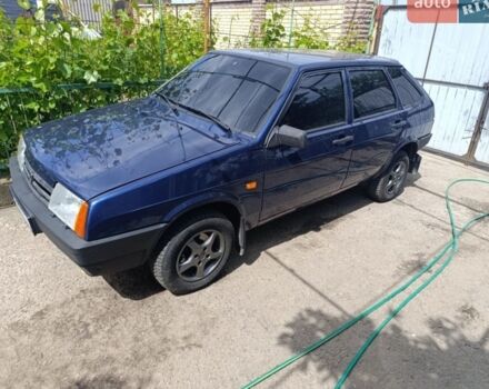 Синий ВАЗ 2109, объемом двигателя 1.5 л и пробегом 190 тыс. км за 2200 $, фото 1 на Automoto.ua