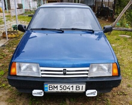 Синий ВАЗ 2109, объемом двигателя 1.5 л и пробегом 190 тыс. км за 1600 $, фото 1 на Automoto.ua