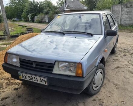 Синий ВАЗ 2109, объемом двигателя 1.5 л и пробегом 122 тыс. км за 1300 $, фото 1 на Automoto.ua