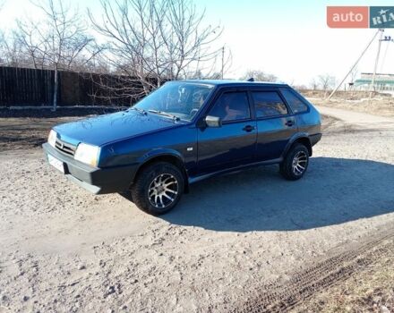 Синий ВАЗ 2109, объемом двигателя 1.5 л и пробегом 200 тыс. км за 1500 $, фото 1 на Automoto.ua