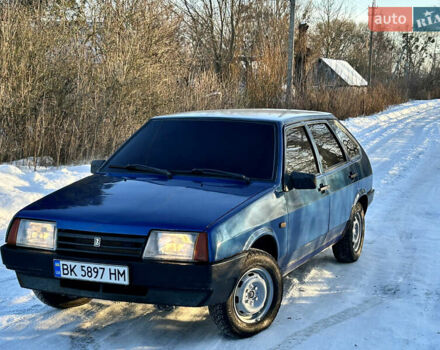 Синий ВАЗ 2109, объемом двигателя 1.5 л и пробегом 270 тыс. км за 1500 $, фото 1 на Automoto.ua