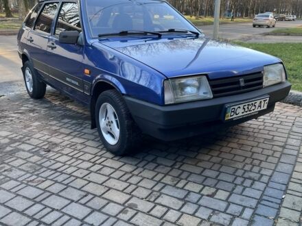 Синий ВАЗ 2109, объемом двигателя 1.5 л и пробегом 400 тыс. км за 1500 $, фото 1 на Automoto.ua